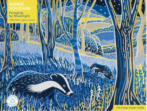 Jigsaw Puzzle: Annie Soudain: Foraging by Moonlight (1000-pieces)