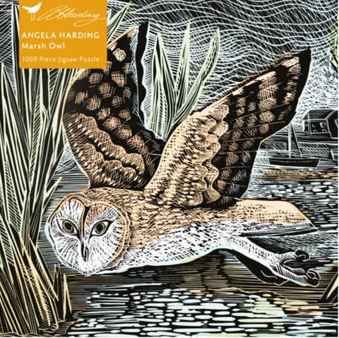 Adult Jigsaw Puzzle: Marsh Owl by Angela Harding (1,000 pieces)