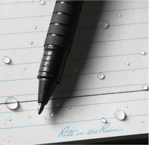 Rite in the Rain Weatherproof Pen: Black/Black Ink
