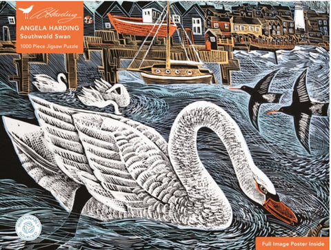 Adult Jigsaw Puzzle: Southwold Swan Angela Harding (1000 piece)